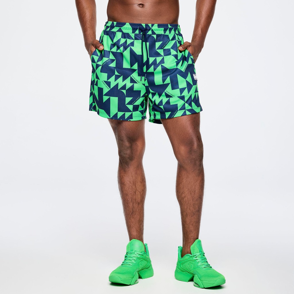 Pre-Order_Zumba Out Loud Men's Mesh Shorts (กางเกงขาสั้นออกกำลังกายซุม ...