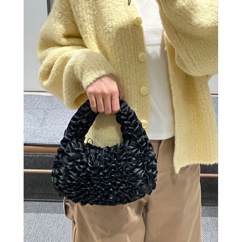 COS Mini & Micro Dahlia Bag - Black, Purple | Shopee Thailand