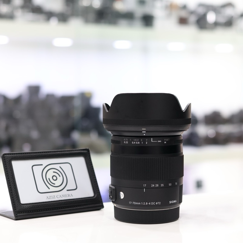 เลนส์ Sigma (Canon ) 17-70 f2.8-4 HSM มี กัน สั่น สภาพ ใหม่ การทำงาน ...