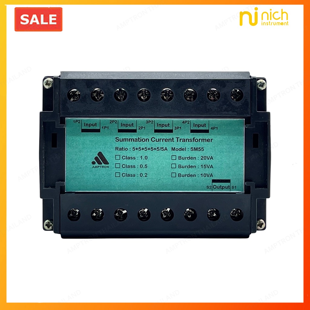 หม้อแปลงรวมกระแส ชนิดเรซิ่น กล่อง DIN-Rail รุ่น SM | Shopee Thailand