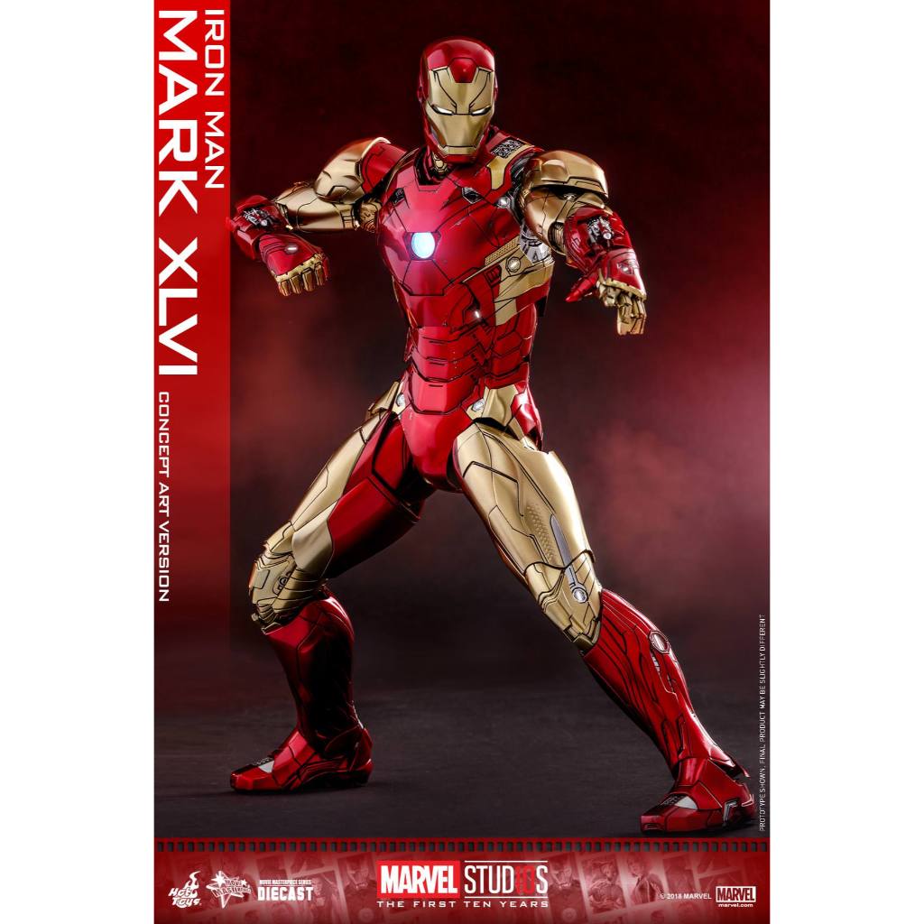 Hot toys MMS489 D25 - Iron man Mark 46 concept art version