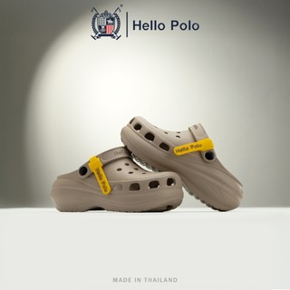 Hello Polo dép giày mũi rộng kiểu slip‑on dáng minimal thời trang nữ đế dày 6 cm. Đế êm cao su EVA Size 36‑41 model HP8052