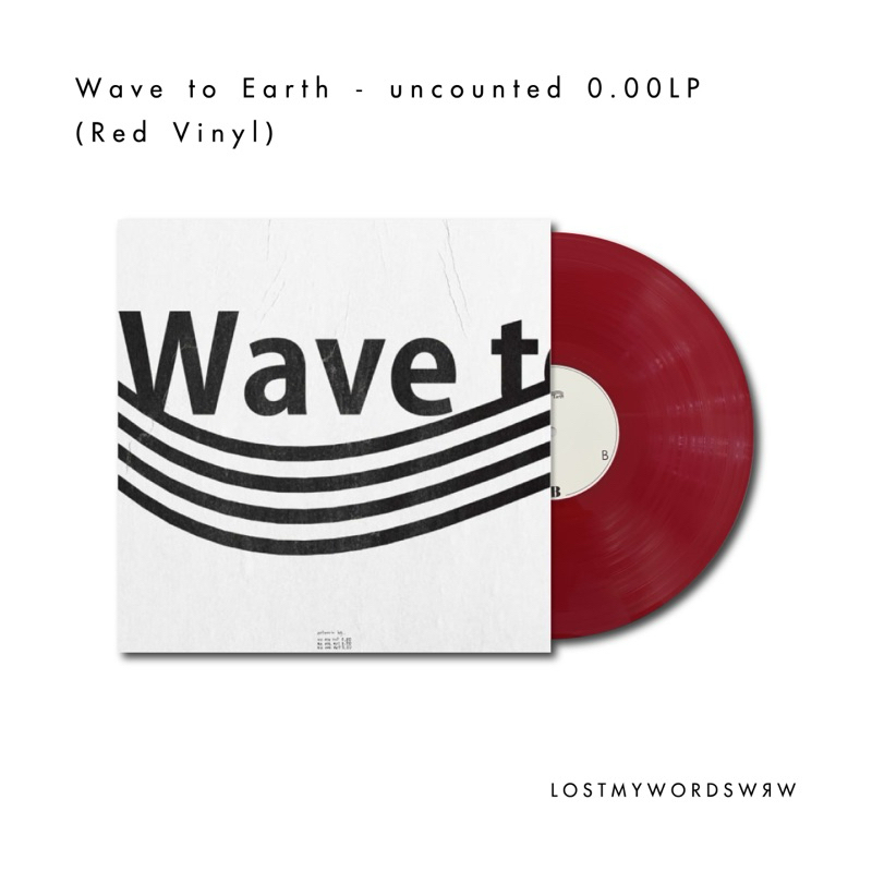 WAVE TO EARTH : uncounted 0.00 LP / red vinyl | Shopee Thailand