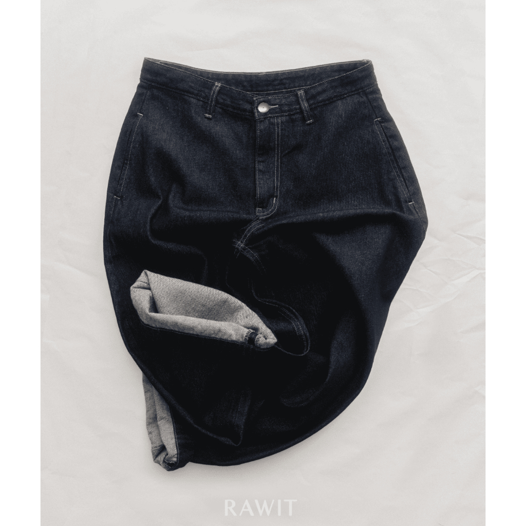 8oz Denim Switching Design Pants