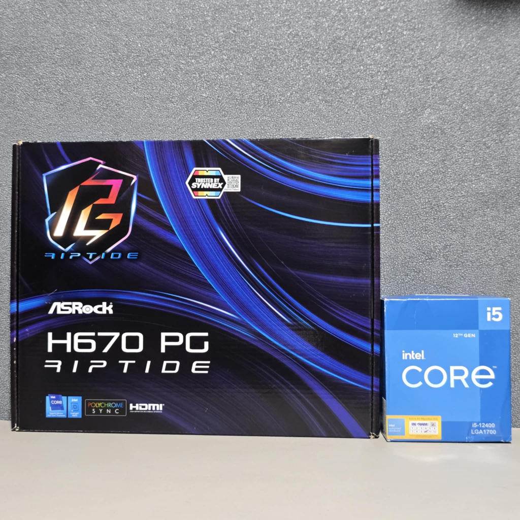 CPU INTEL CORE I5 12400 (Intel UHD Graphics 730) + ASROCK H670 PG ...