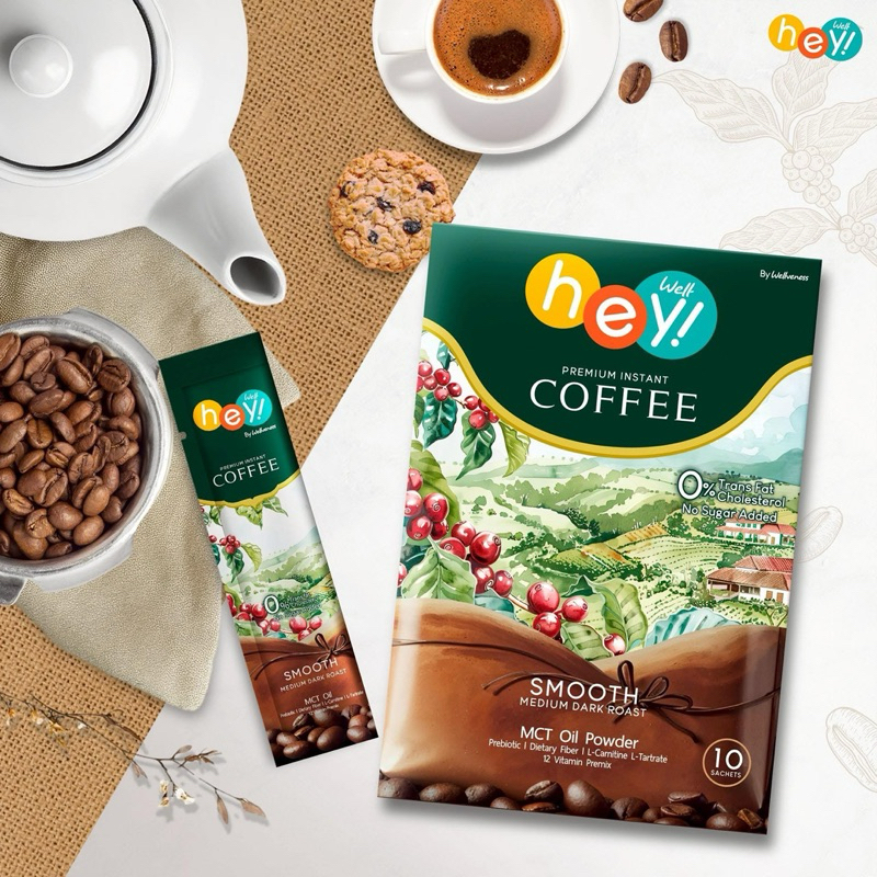 Hey! Well Coffee แบรนด์ Wellveness กาแฟเพื่อสุขภาพ หอมละมุน เกรดพรีเมีย ...