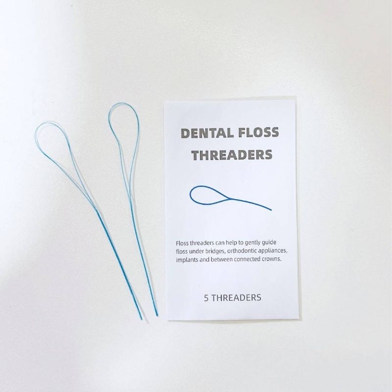 Dental Floss Threaders ห่วงนำไหมขัดฟัน สำหรับคนจัดฟัน | Shopee Thailand