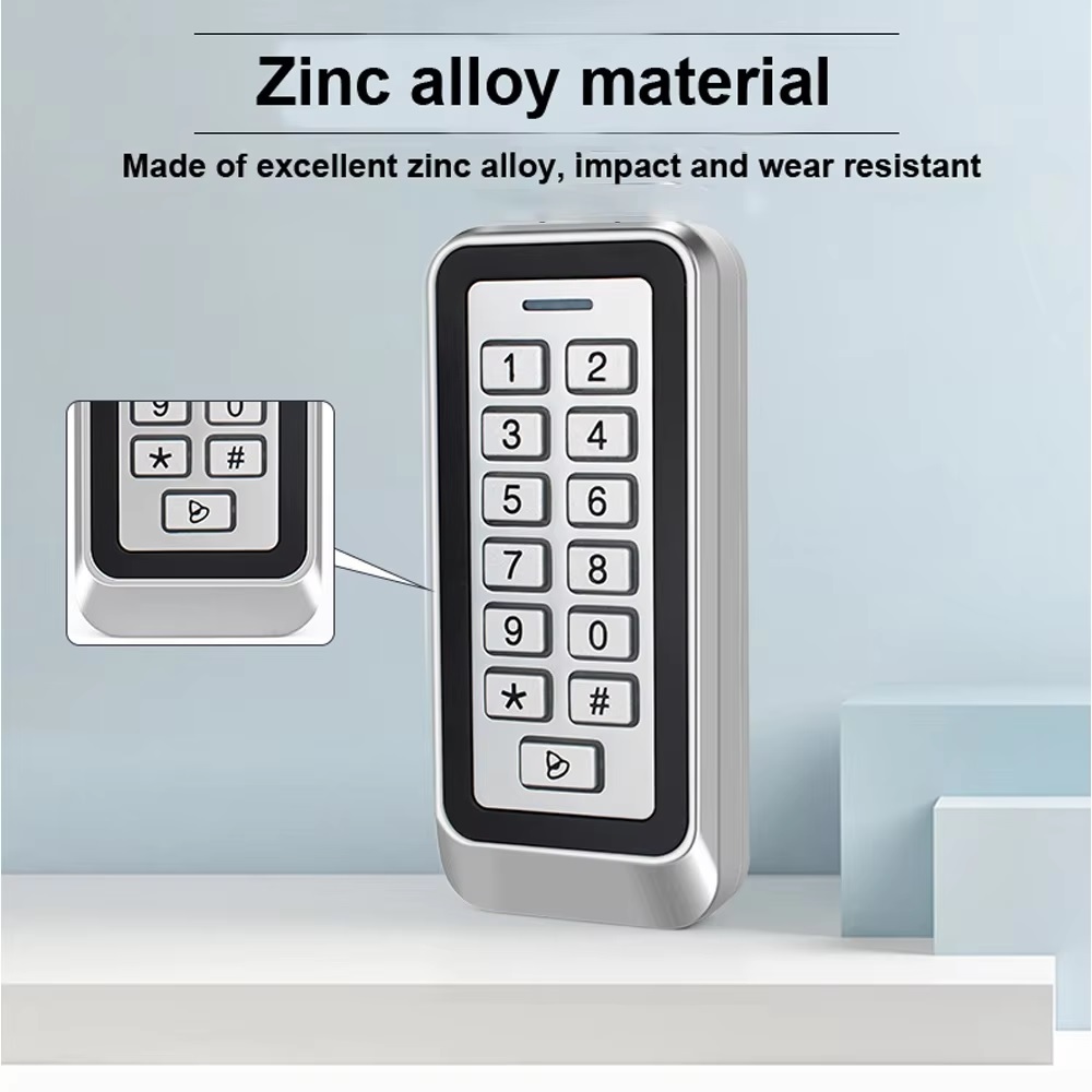 IP67 Waterproof Backlight RFID Metal Door Access Control Reader Keypad ...