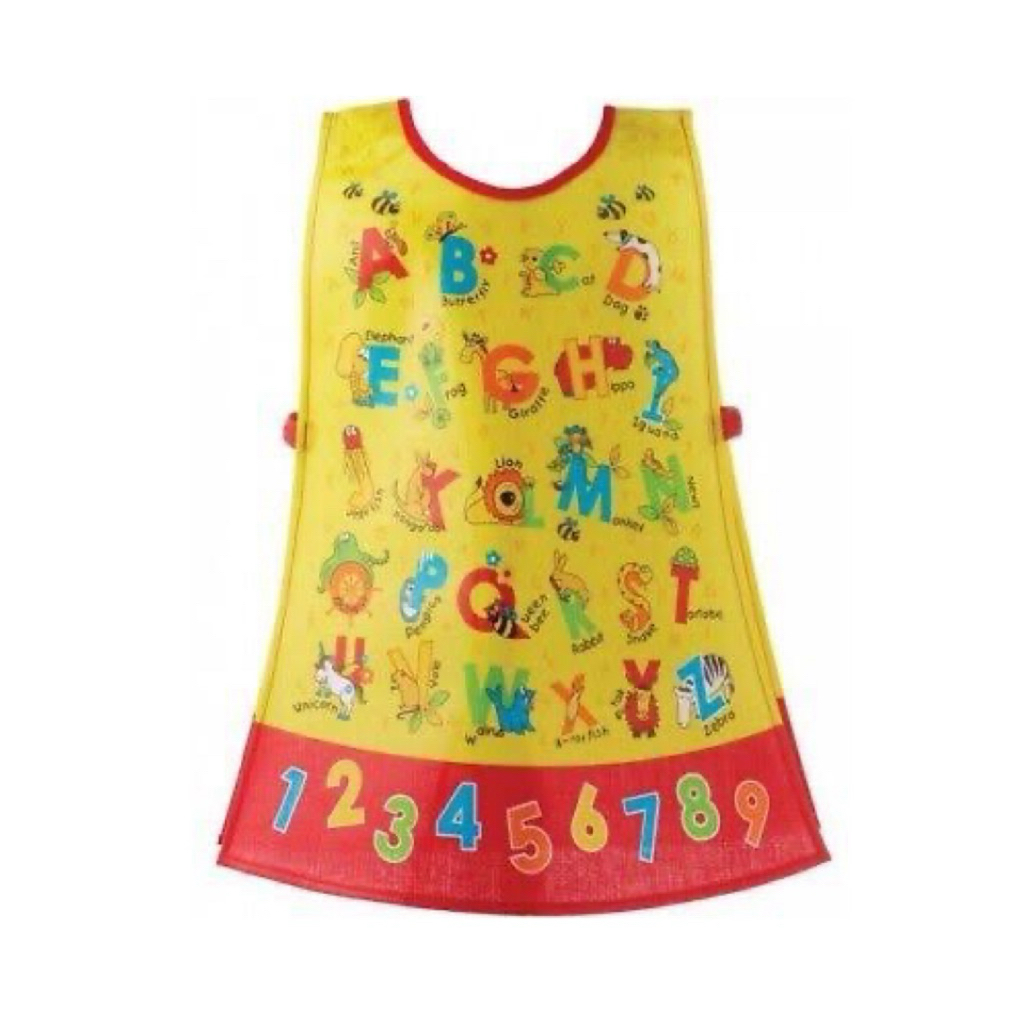 Cooksmart Kids Sample PVC apron, wipe clean material ผ้ากันเปื้อนเปื้อน ...