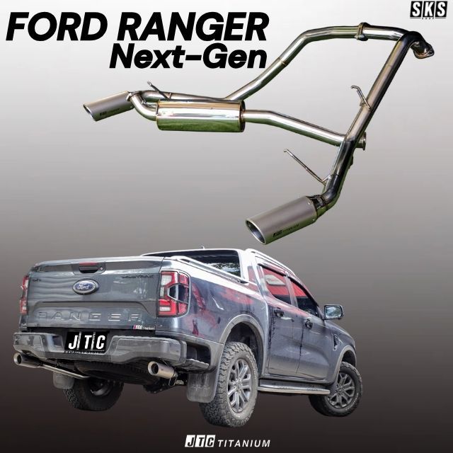 ท่อคู่ FORD RANGER Next-Gen - JTC TITANIUM | Shopee Thailand