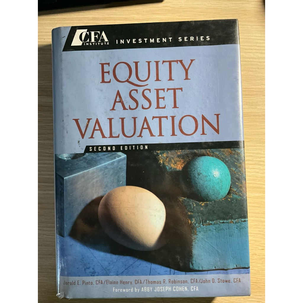 Equity Asset Valuation 2nd Edition แถมไฟล์ Workbook.pdf | Shopee Thailand
