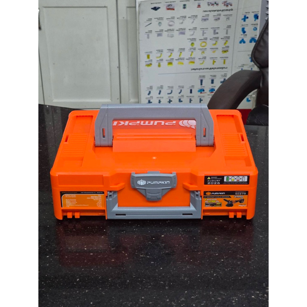 เครื่องเจียร์ไร้สาย 20V ปรับรอบได้ 4นิ้ว PUMPKIN รุ่น 50279 / INF ...
