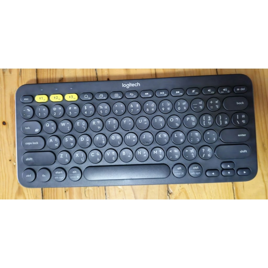 สินค้ามือสอง สภาพตามรูป Logitech K380Bluetooth Multi-Device Keyboard ...
