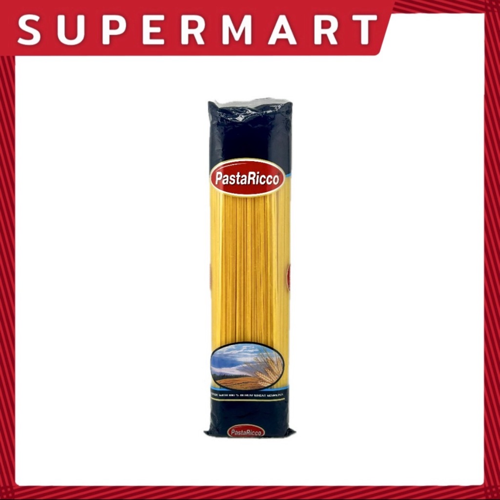 SUPERMART Pasta Ricco Spaghetti 1.7 mm. 400 g.#1115749 | Shopee Thailand