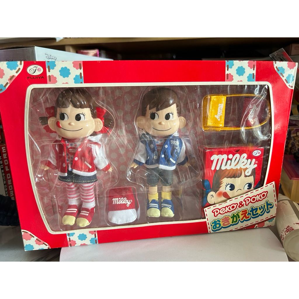 งานเก่า Peko chan & Poko chan Figure Doll Box Set RARE 2006 Fujiya from ...