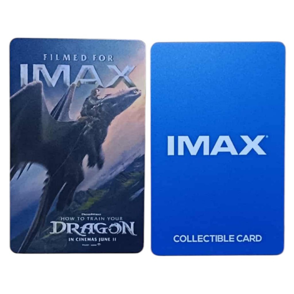 บัตรแข็ง IMAX Collectible Card How to Train Your Dragon 2025 อภินิหารไ ...