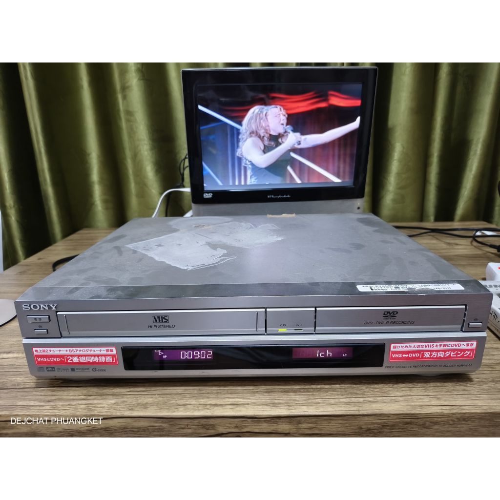 สินค้ามือ 2 Secondhand item SONY RDR-VD60 SONY VIDEO CASSETTE RECORDER ...