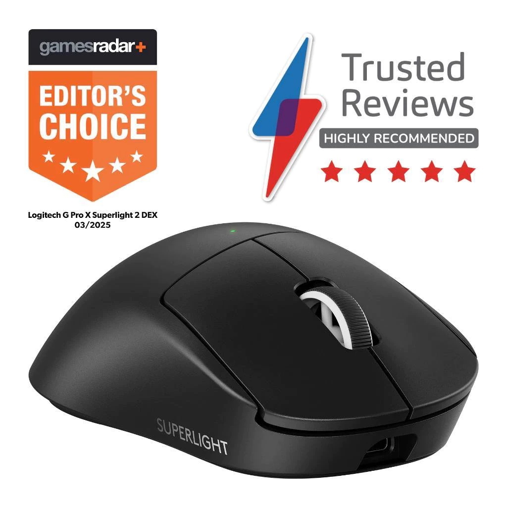 Logitech G PRO X SUPERLIGHT 2 DEX LIGHTSPEED Gaming Mouse