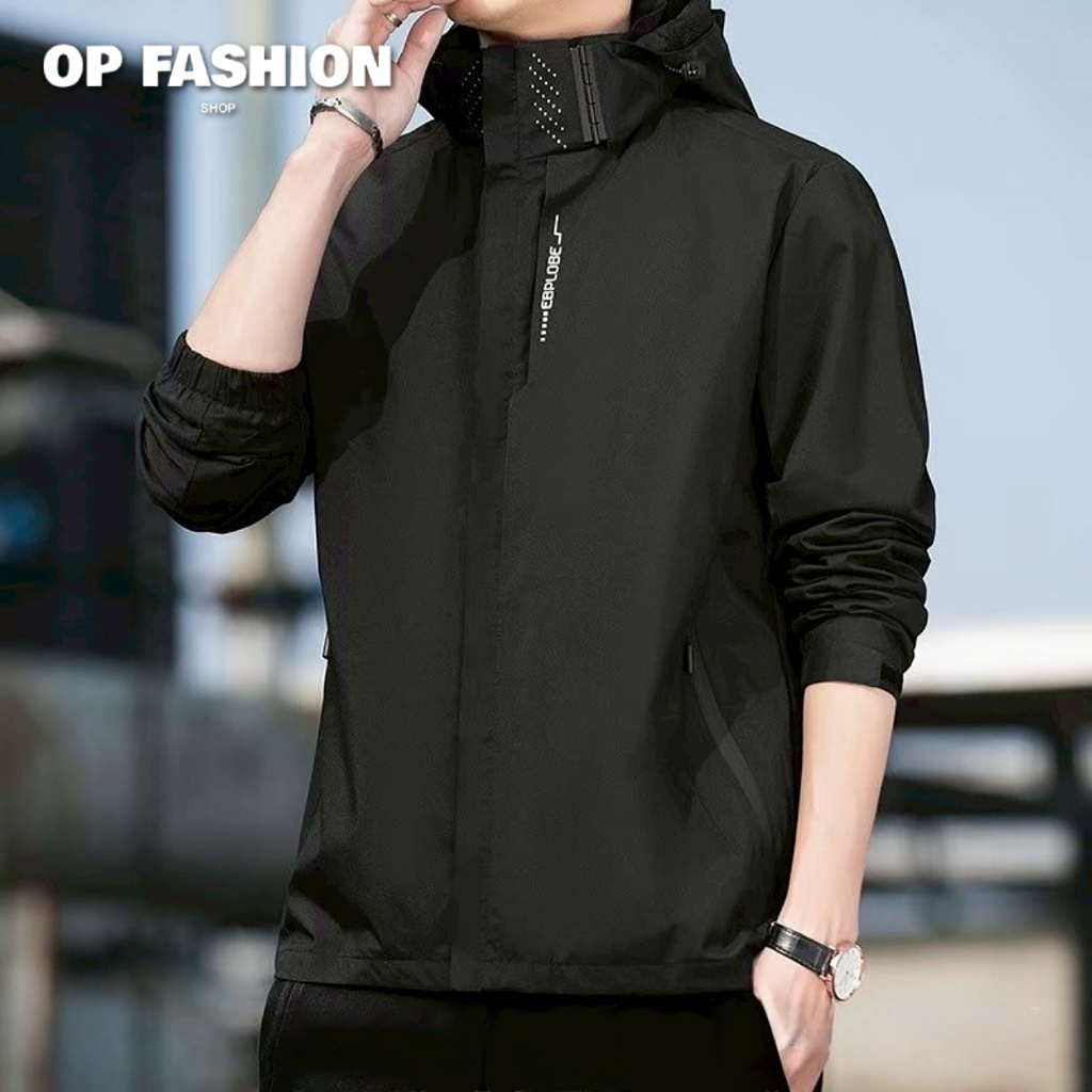เสื้อแจ็คเก็ตกันน้ำ กันฝน เดินป่า น้ำหนักเบา ระบายอากาศได้ดี