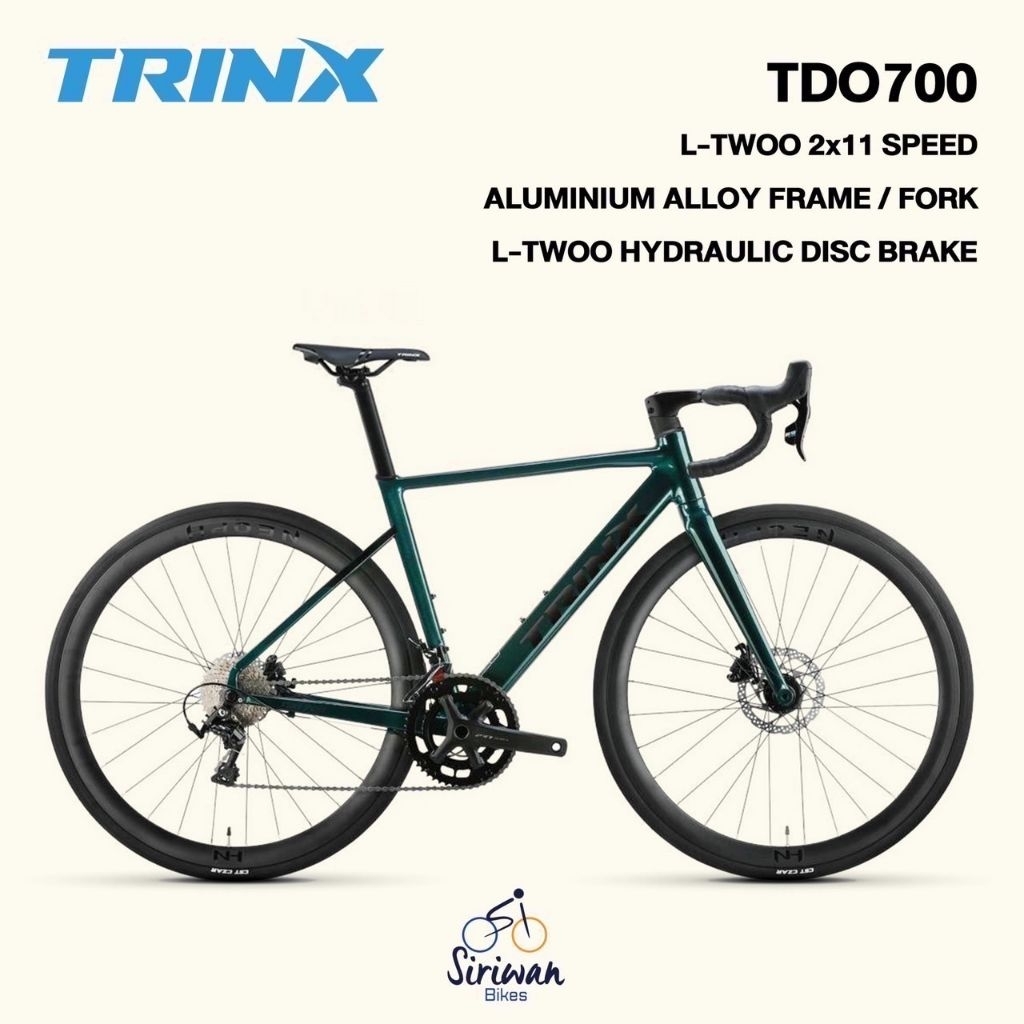 จักรยานเสือหมอบ Trinx TDO700 ดิสค์น้ำมัน | Shopee Thailand