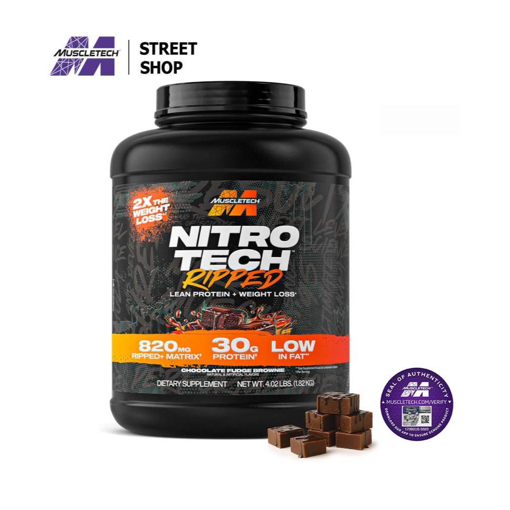 Muscletech - Nitrotech Ripped 4lb [42 Servings] | Shopee Thailand