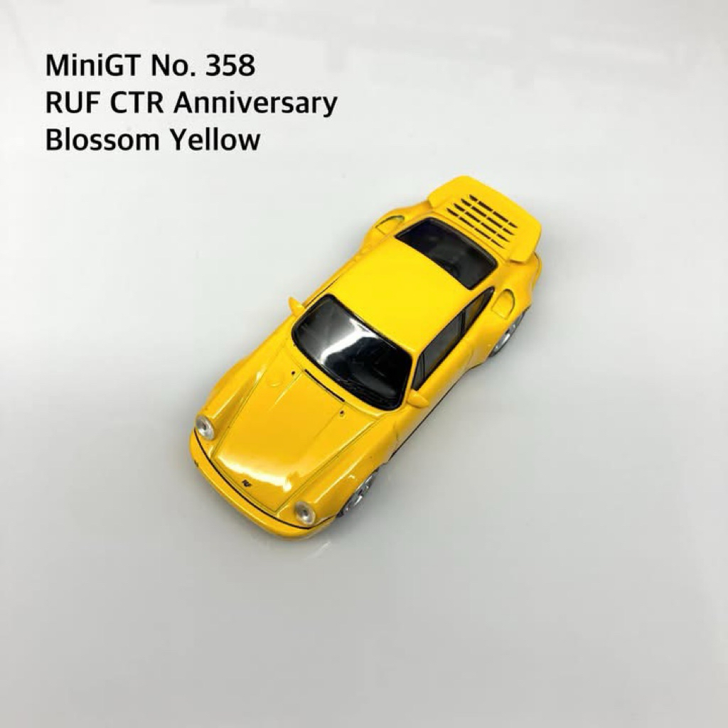 MiniGT No. 358-L RUF CTR Anniversary Blossom Yellow | Shopee Thailand