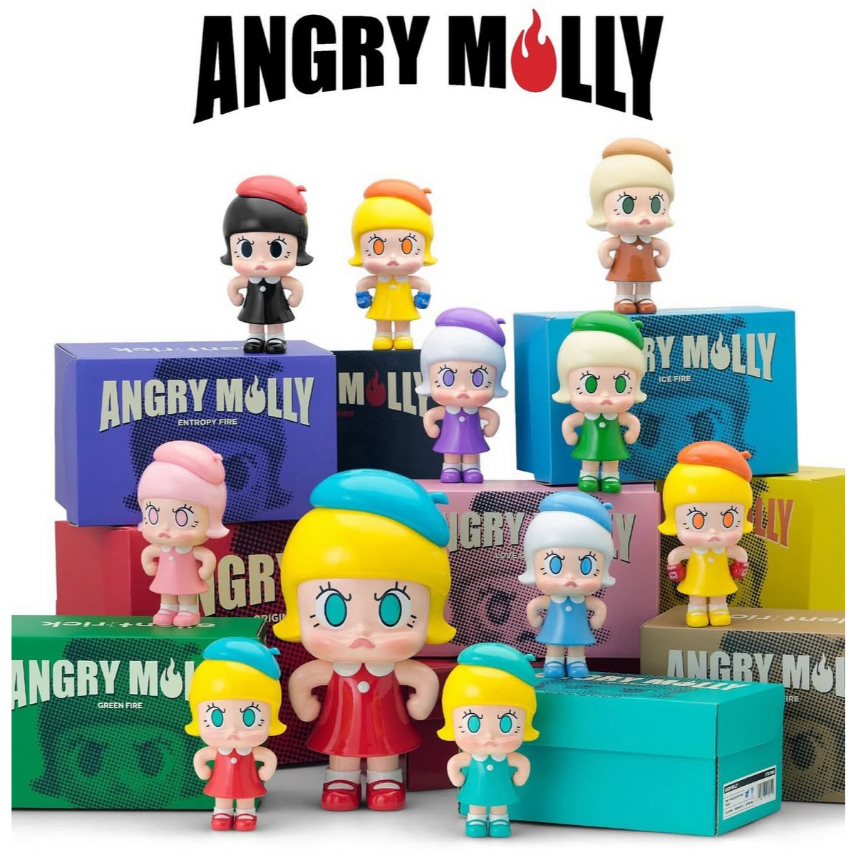 ส่งจากไทย 🇹🇭] Angry molly Love,Original,Green,Ice,Fight,Entropy