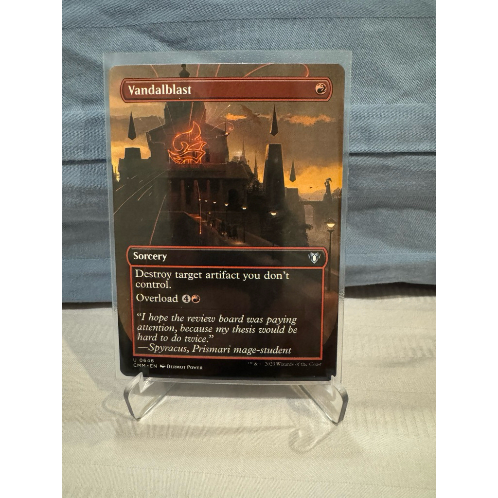 MTG Commander Masters Variants: Vandalblast (Borderless) | Shopee Thailand