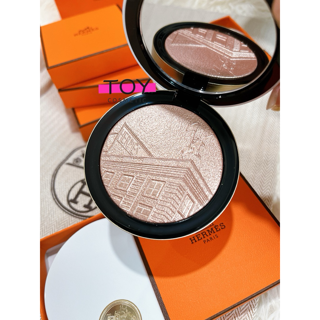 ไฮไลท์ Hermès Poudre 24 Faubourg Face and Eyes Illuminating Powder