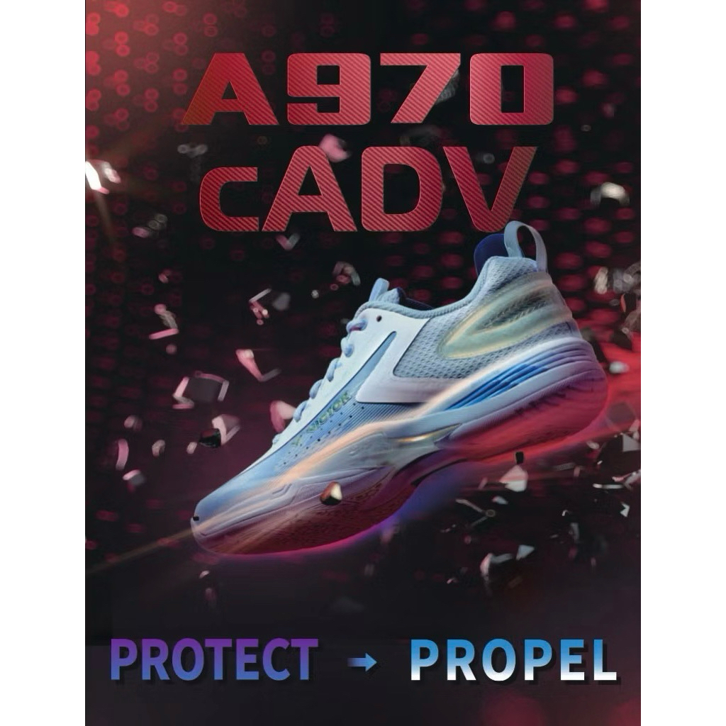 รองเท้าแบด Victor รุ่น A970 CADV รองเท้าสาย All-Around (มีบริการจัดส่ง ...