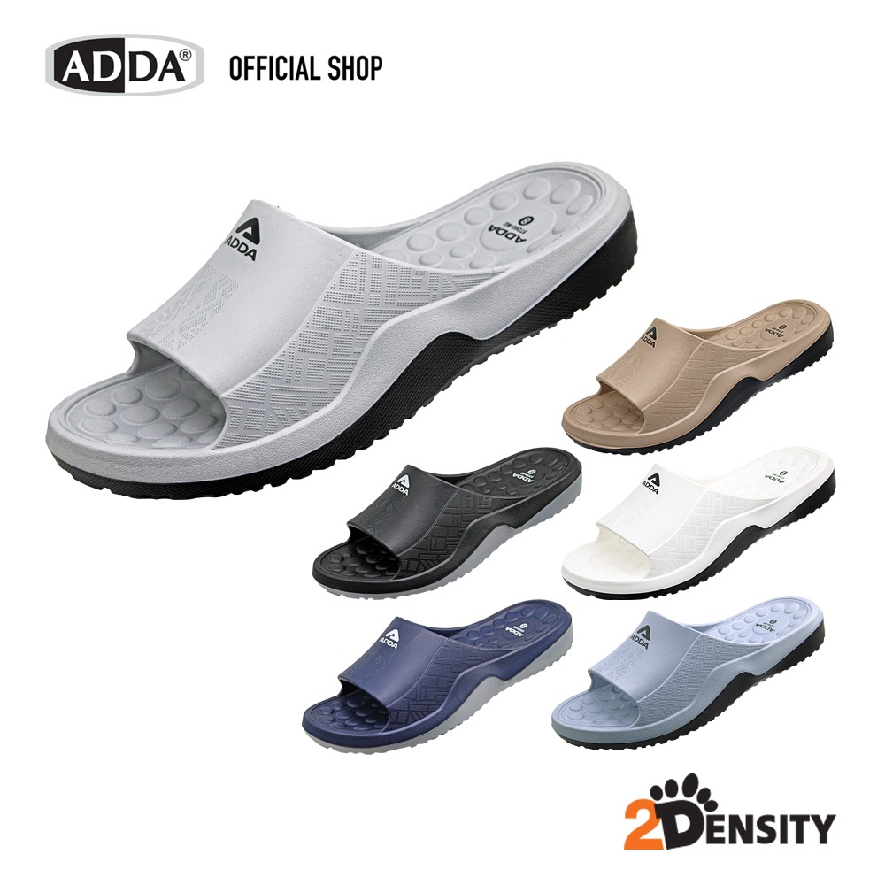 ADDA 2density รองเท้าแตะ รองเท้าลำลอง สำหรับผู้ชาย แบบสวม รุ่น 5TD60M2 ...