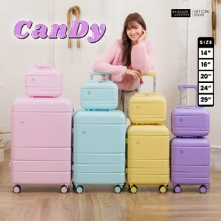 โปรโมชั่น Flash Sale : รับประกัน 1 ปี แบรนด์แท้ 100% กระเป๋าเดินทาง รุ่น CANDY ที่สุดของความคิ้วท์ by BAGGAGE LUGGAGE