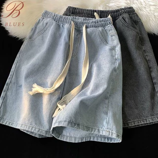 โปรโมชั่น Flash Sale : B BLUES กางเกงยีนส์ขาสั้นเอวยืด ผู้ชาย ใส่สบาย ทรงลุยๆ พร้อมสไตล์ที่ใช่ ออกงานก็ได้ เที่ยวก็ดี