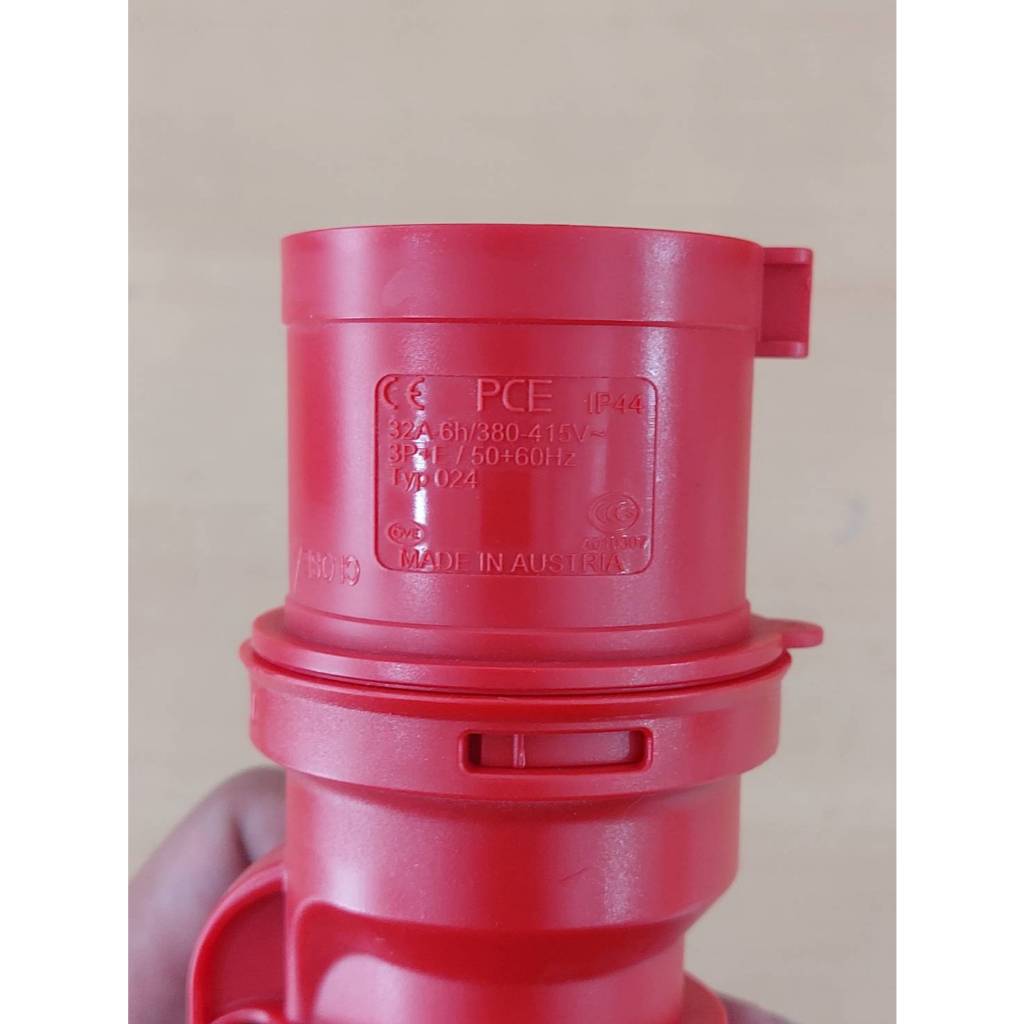 PCE เพาเวอร์ปลั๊ก ตัวผู้ 4 ขา 3P+E 32A รุ่น 024-6V | Shopee Thailand