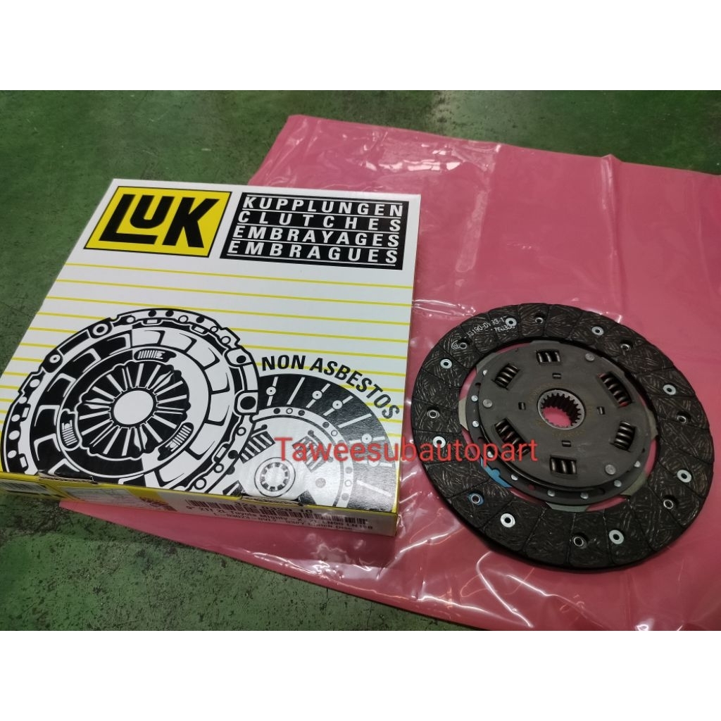 LUK Диск сцепления Toyota Hi-Ace/Hi-Lux/Land Cruiser 2.4D/TD 88>