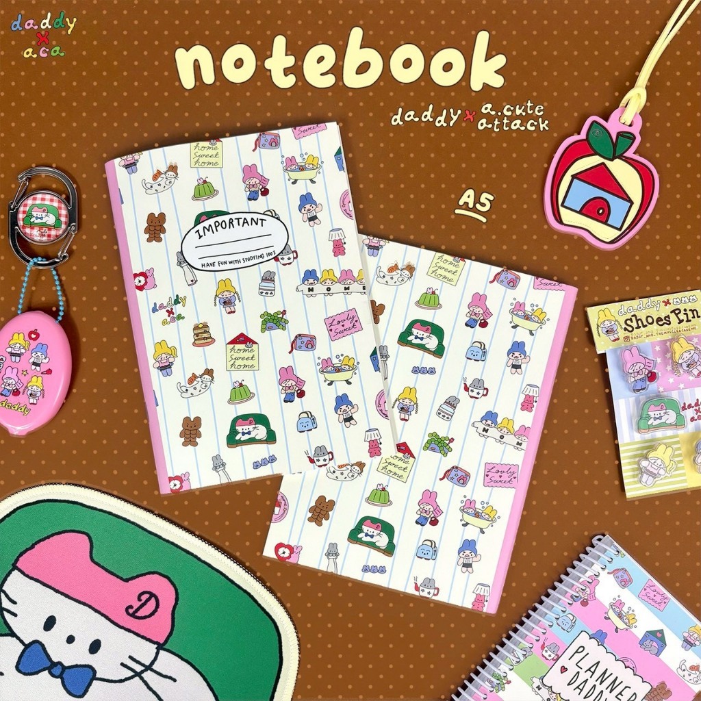 DADDY X ACUTE | A Cute Notebook สมุดจดบันทึก สมุดโน๊ต สุดน่ารัก ...