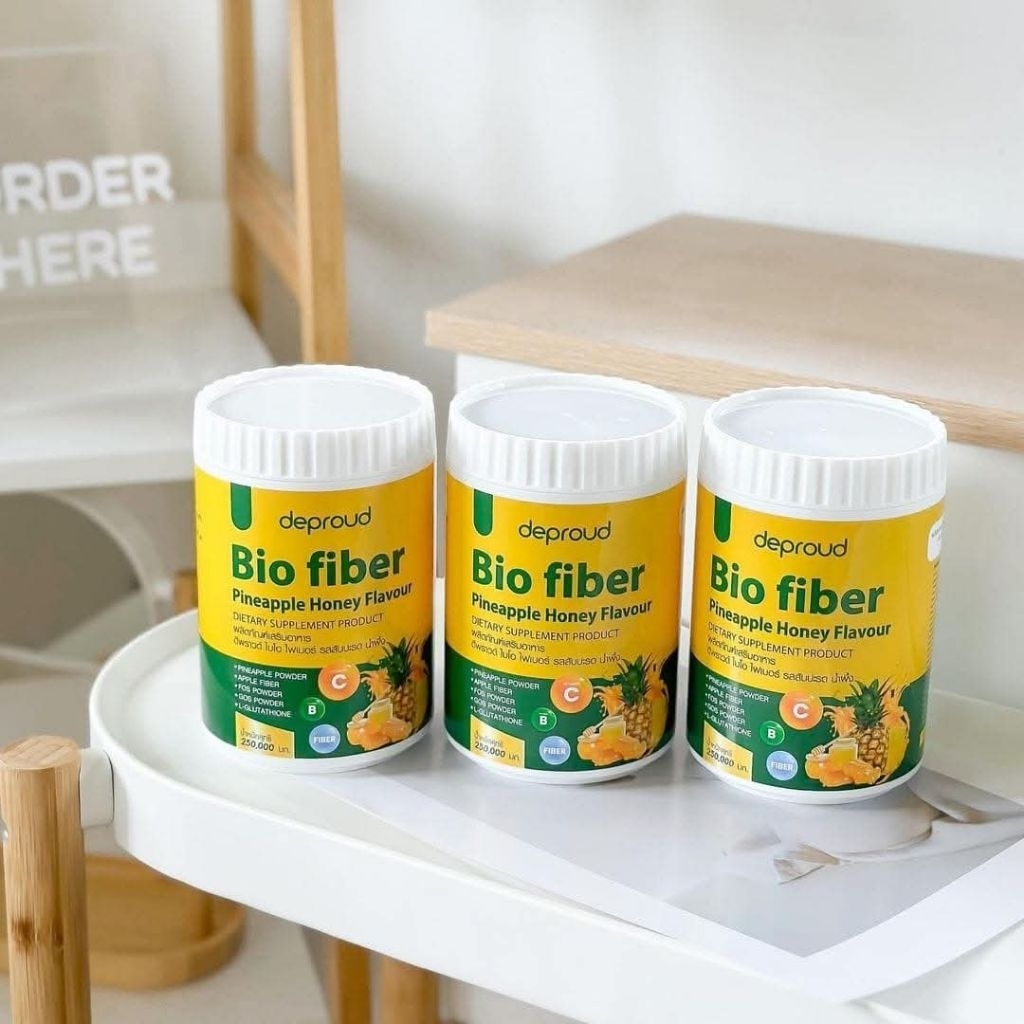 🍍ไฟเบอร์สัปปะรด ไฟเบอร์ส้ม🍊 🌱ไฟเบอร์คลอโรฟิลล์ Biofiber Deproud ...