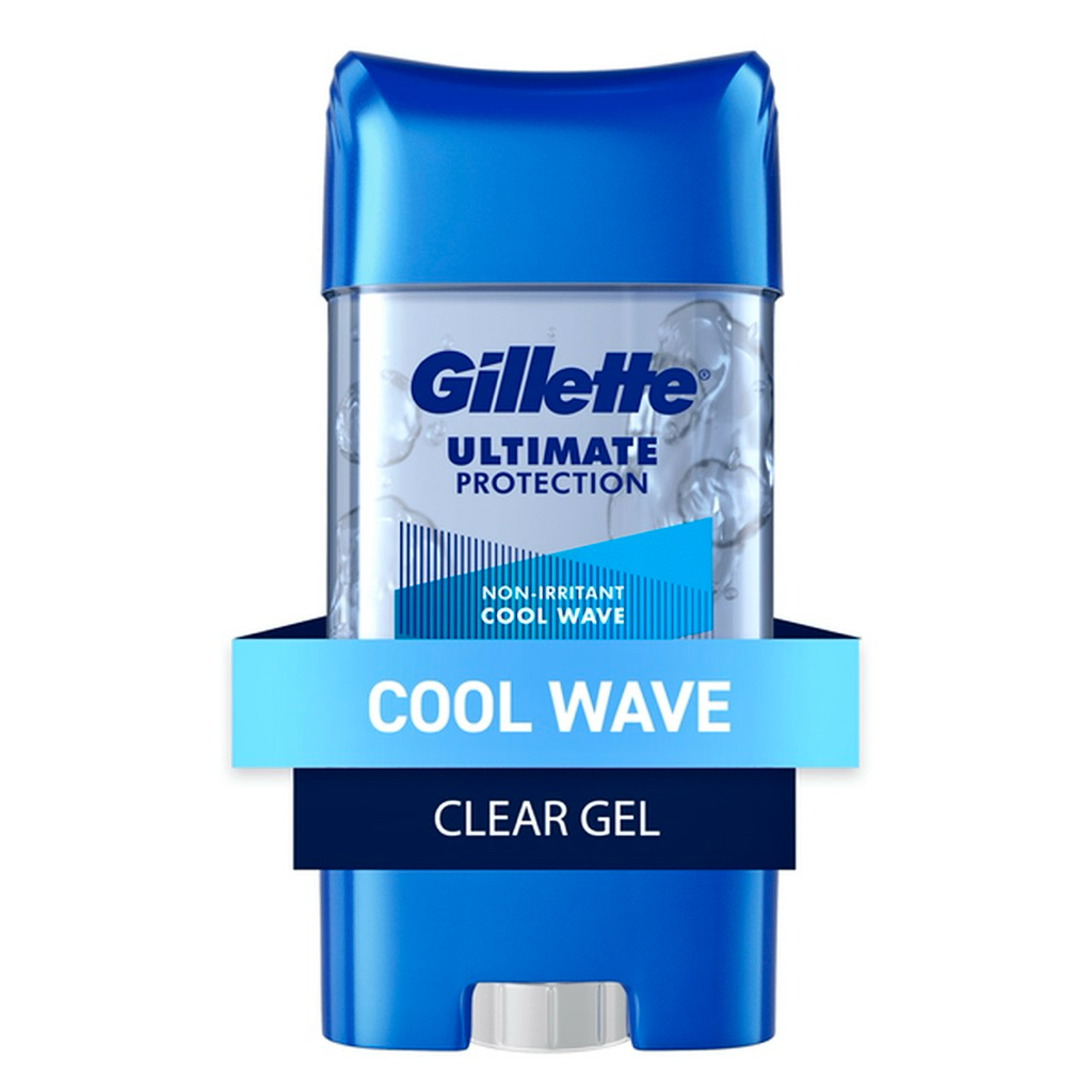 Gillette Ultimate Protection clear gel cool wave 3.8 oz(107g) ระงับ ...