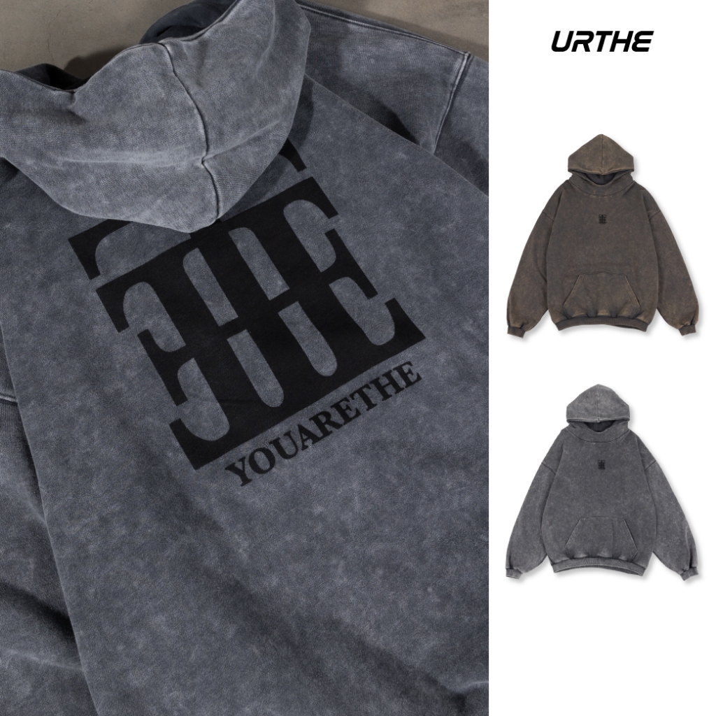 URTHE - เสื้อฮู้ดดี้ Oversize รุ่น SUPER CLASS HD