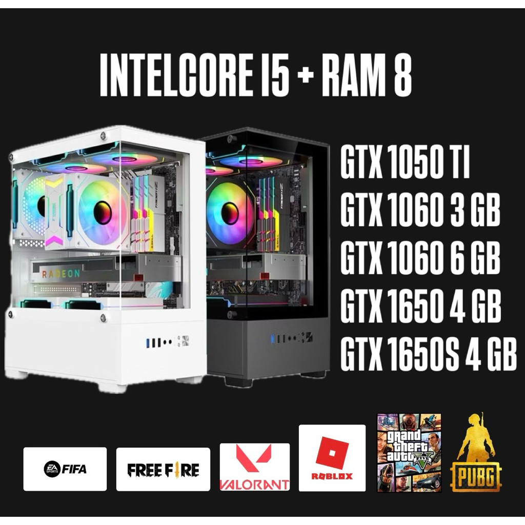 COMPUTER SET I5 GEN6-7 RAM8 SSD 250 GTX1050ti | Shopee Thailand