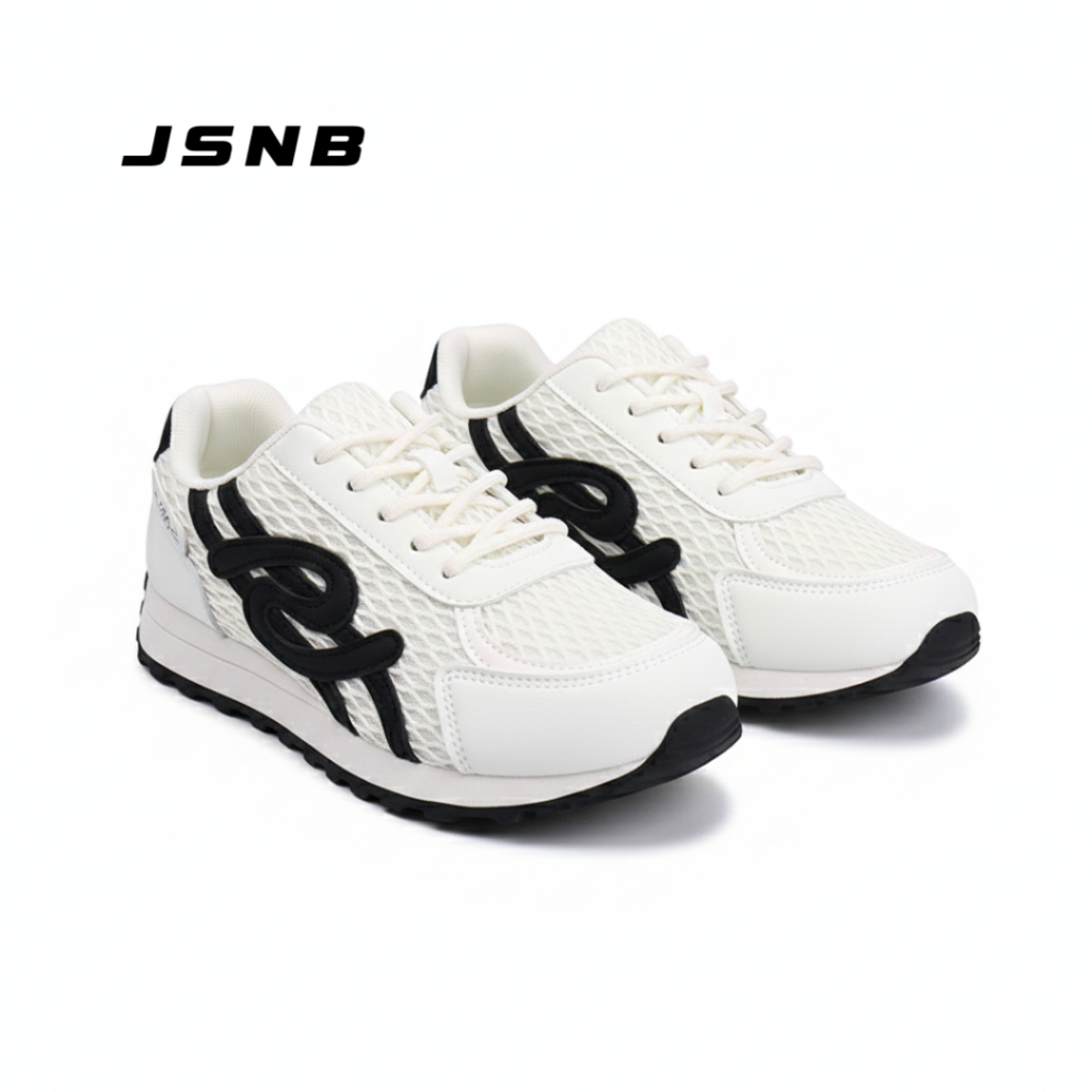 JSNB รองเท้าผ้าใบผู้หญิง Sneaker สไตล์วินเทจ ทรงสวย ระบายอากาศ พื้นนิ่ม ...