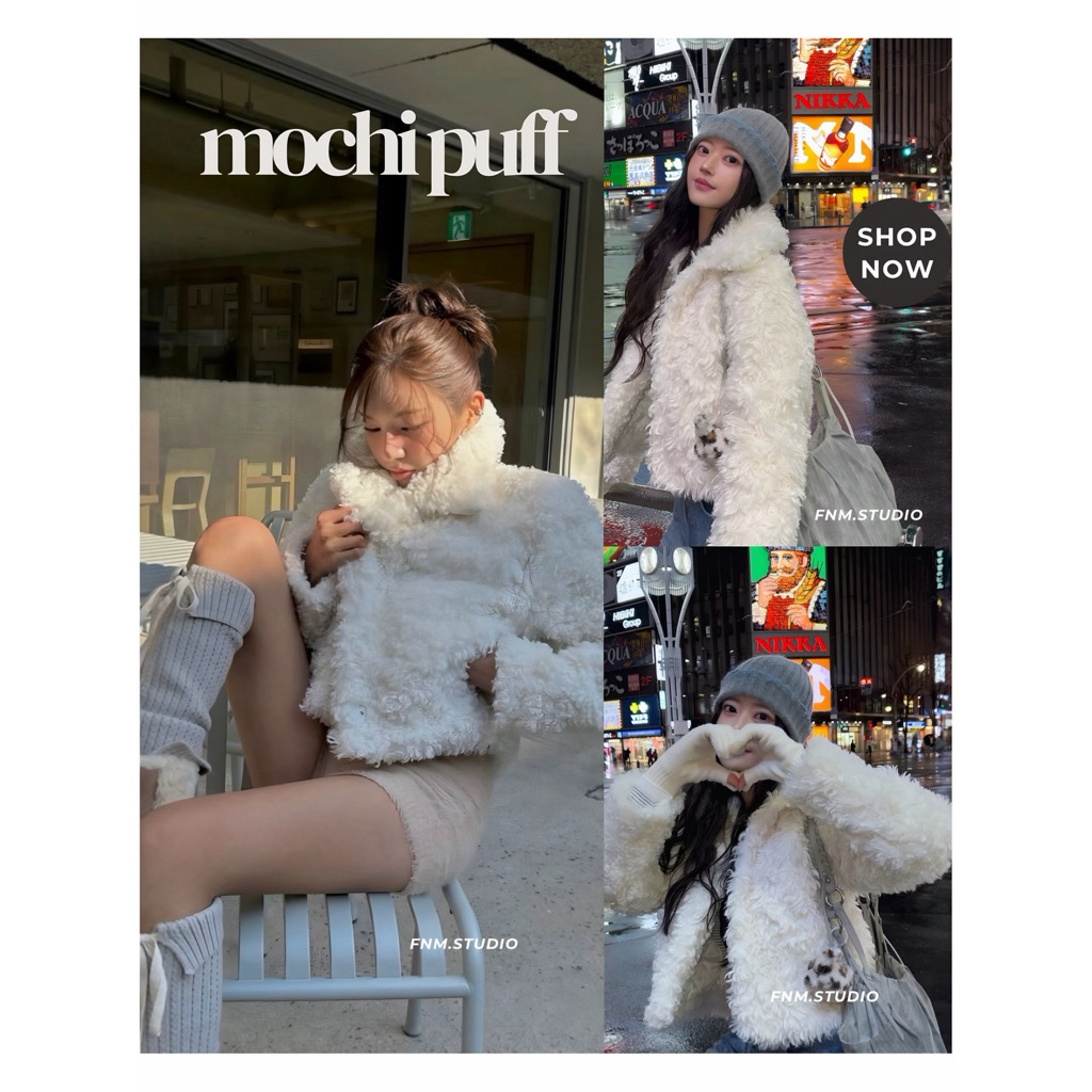 FABLEME - MOCHI PUFF เสื้อแจ็คเก็ตขนนุ่มกันหนาว⭐️ | Shopee Thailand