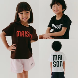 maison KEEPS Kids | The Oversized Ink Logo Tee | Unisex | เสื้อยืดเด็กทรง oversized ผ้านุ่มพิเศษ | …