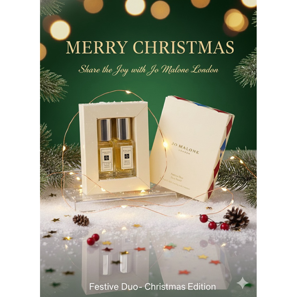 เซตน้ำหอม Jo malone London Festive Cologne duo set (ป้าย kingpower