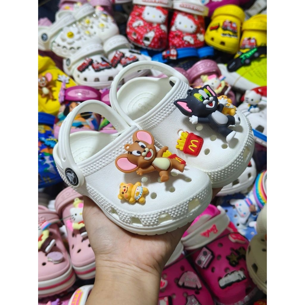 EP.1 [Size 10 - 16.5] crocs คร็อคส์ รองเท้าเด็กมือสอง | Shopee Thailand