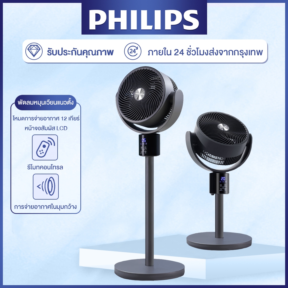 พัดลม พัดลมตั้งพื้นหมุนเวียน รี…