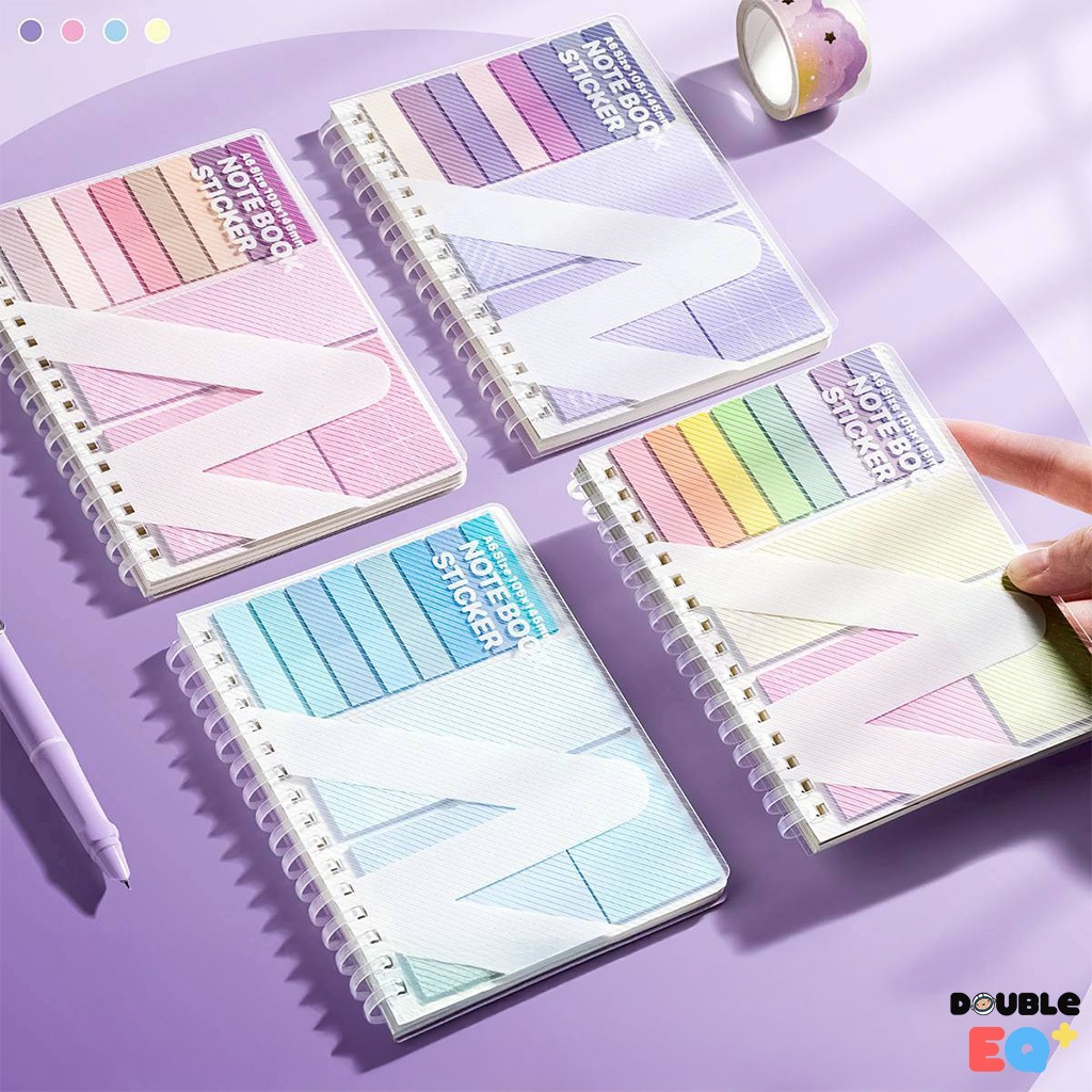 สมุดจดโน้ต Sticky Notebook 2in1 จด แปะ ครบในเล่มเดียว Notebook with ...