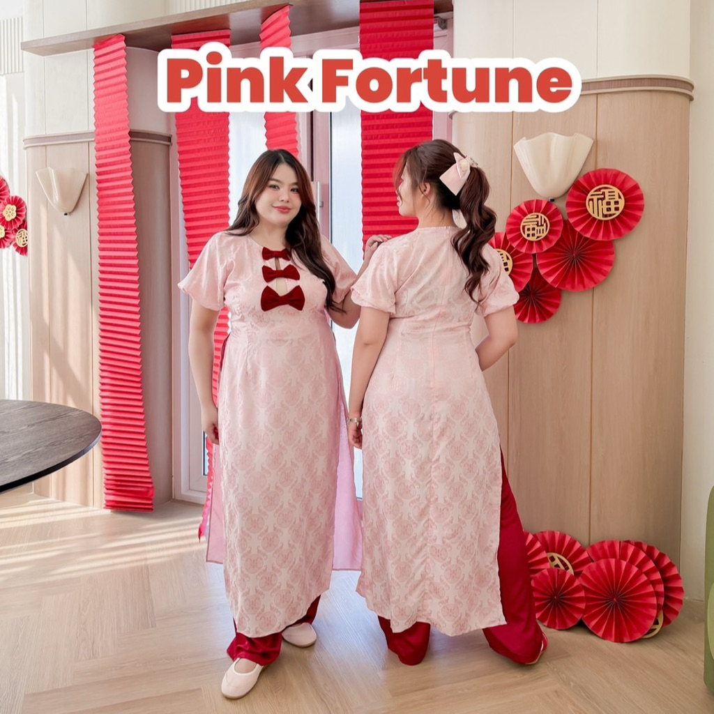 Lady M | Pink Fortune set plussize ชุดเซ็ทตรุษจีนสุดน่ารัก สำหรับสาวอวบ ...