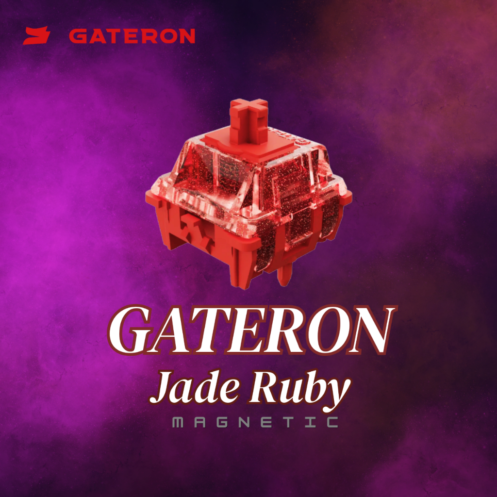 (พร้อมส่ง) GATERON Magnetic Jade Ruby HE Switch | Shopee Thailand