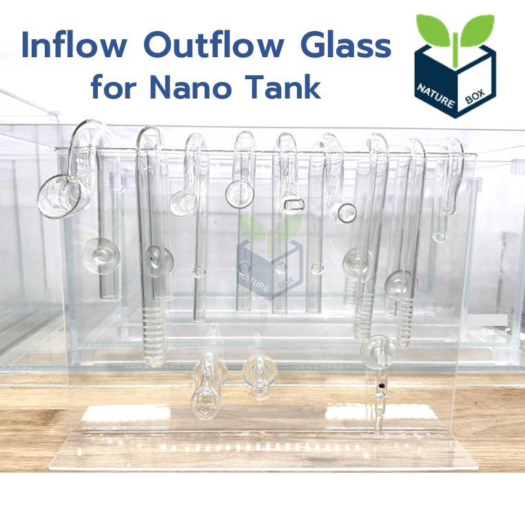Nature Box Inflow Outflow Glass for Nano Tank ท่อแก้ว สำหรับตู้ไม้น้ำ ...